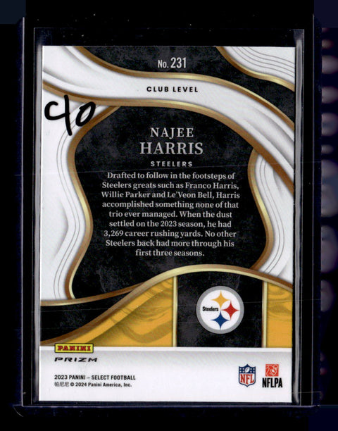 2023 Panini Select #231 Najee Harris Cosmic