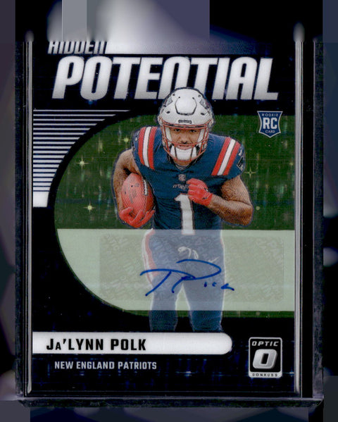 2024 Donruss Optic #5 Ja'Lynn Polk Purple Hidden Potential /25