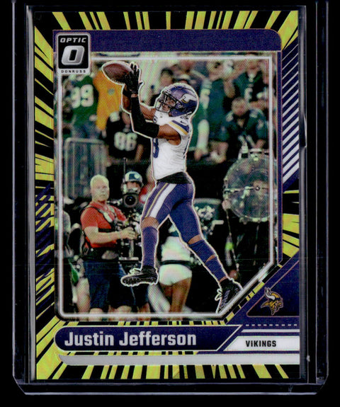 2024 Donruss Optic #130 Justin Jefferson Electric