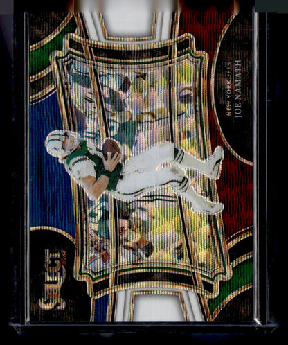 2023 Panini Select #373 Joe Namath Red/White/Blue Wave /75