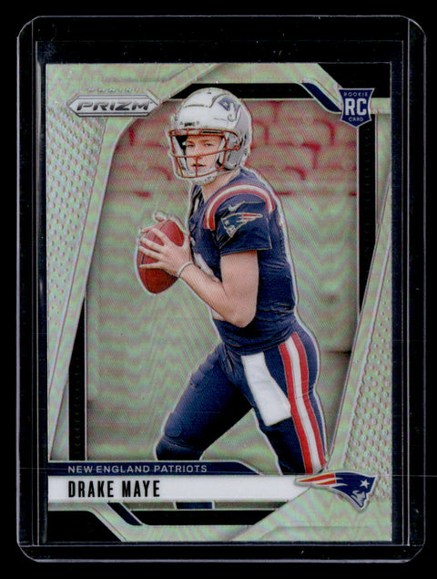 2024 Panini Prizm #329 Drake Maye Silver