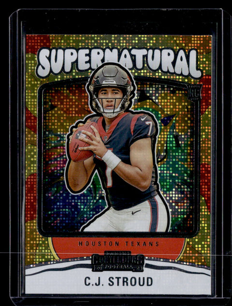 2023 Panini Contenders #4 Cj Stroud Supernatural