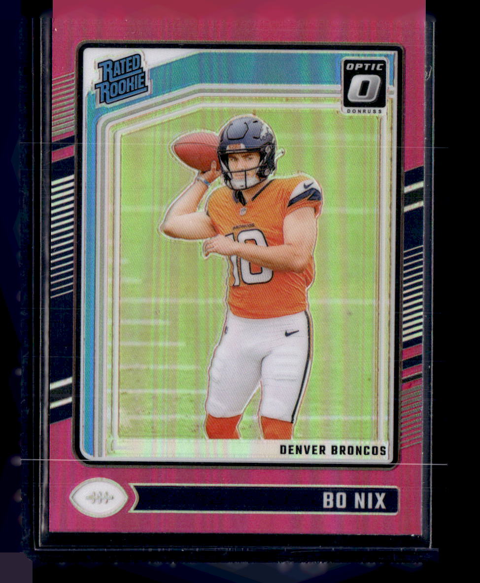 20204 Donruss Optic #209 Bo Nix Pink