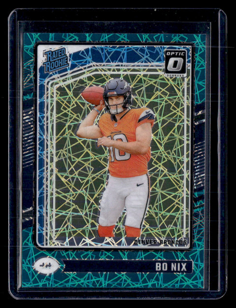 2024 Donruss Optic #209 Bo NIx Teal Velocity