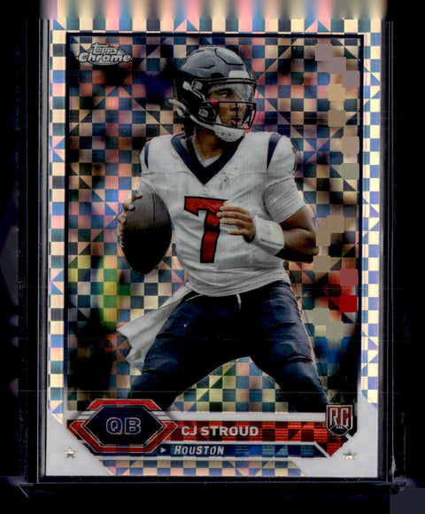 2023 Topps Composite #2 CJ Stroud Topps Chrome Aqua Geometric #/175