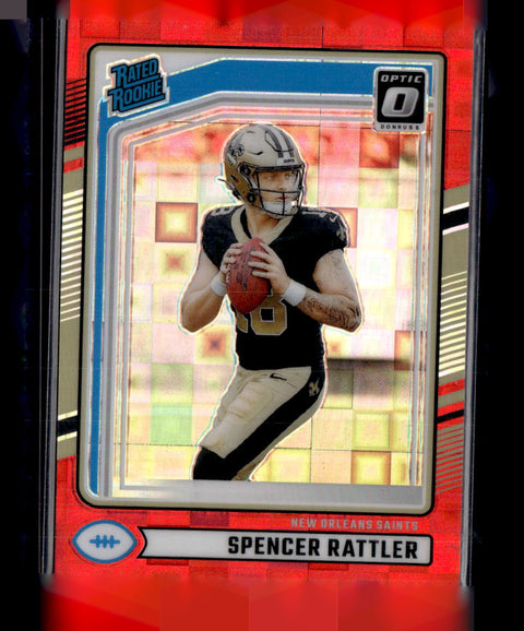 2024 Donruss #359 Spencer Rattler Press Proof Red