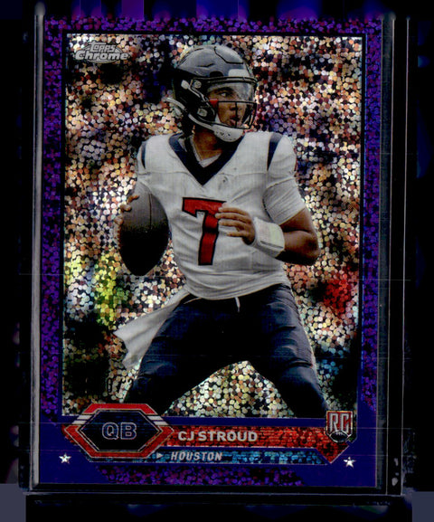 2024 Topps Chrome #2 Cj Stroud Purple Sparkle /250