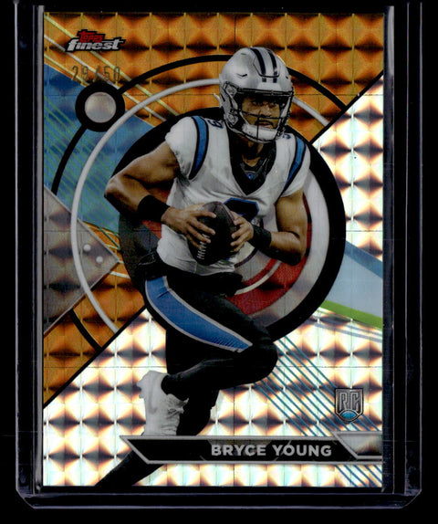 2024 Topps Finest #158 Bryce Young Yellow /50