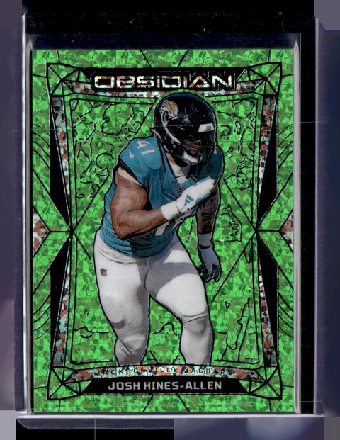 2024 Panini Obsidian Josh Hines-Allen Jade Green /6