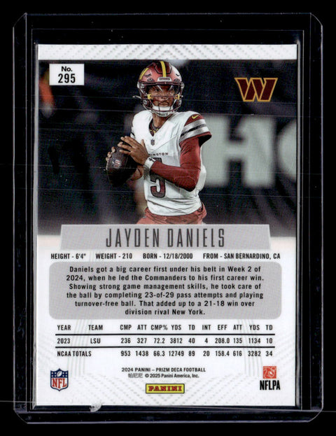 2024 Panini Prizm Deca #295 Jayden Daniels