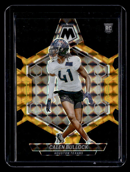 2024 Panini Mosaic Calen Bullock Black Yellow /8