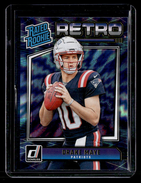 2024 Donruss #16 Drake Maye Rated Rookies Retro