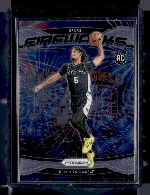 2024-25 Panini Prizm #13 Stephon Castle Fireworks