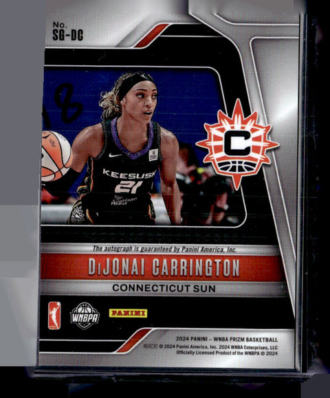 2024 Panini Prizm WNBA SG-DC DiJonai Carrington Autograph