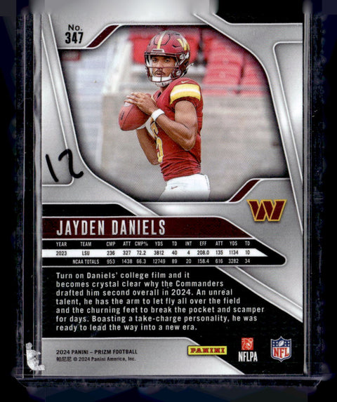 2024 Panini Prizm #347 Jayden Daniels