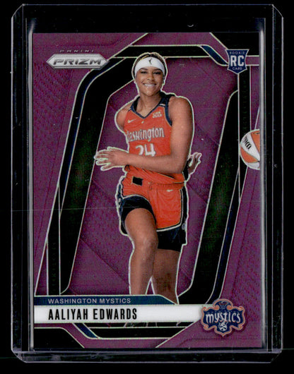 2024 Panini Prizm WNBA #142 Aaliyah Edwards Purple /149