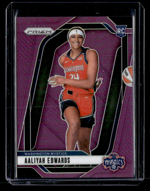 2024 Panini Prizm WNBA #142 Aaliyah Edwards Purple /149