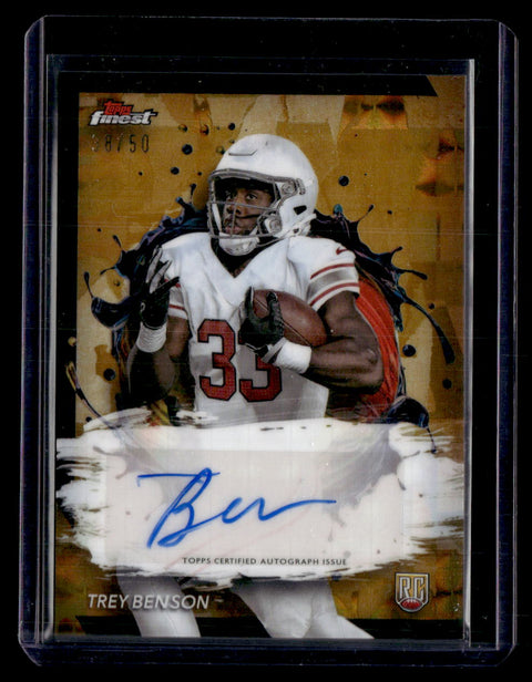 2024 Topps Finest RFA-TB Trey Benson Autograph /50