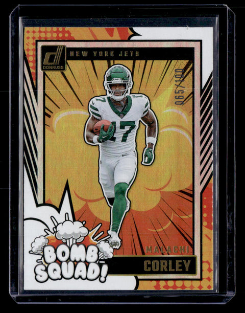 2024 Donruss #26 Malachi Corley Bomb Squad /100