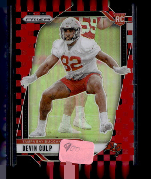 2024 Panini Prizm #326 Devin Gulp Red Checkerboard