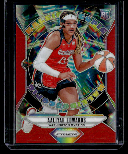 2024 Panini Prizm WNBA #6 Aaliyah Edwards Kaleidoscopic /99