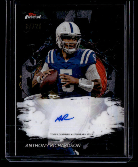 2024 Topps Fnest FA-ARI Anthony Richardson Autograph /25