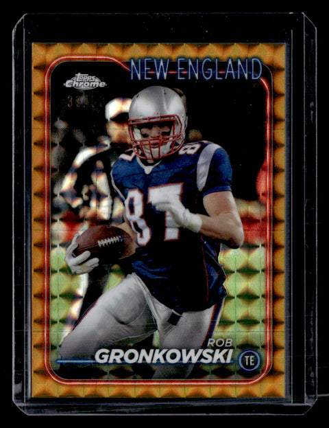 2024 Topps Chrome #121 Rob Gronkowski Gold /50