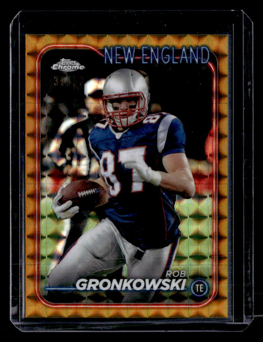 2024 Topps Chrome #121 Rob Gronkowski Gold /50