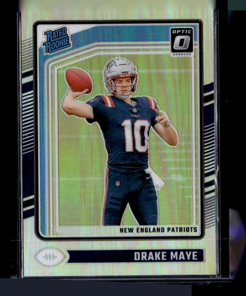 2024 Donruss Optic #229 Drake Maye Silver
