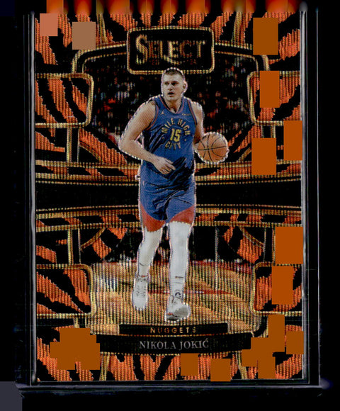 2023-24 Panini Select #32 Nikola Jokic Tiger Prizm