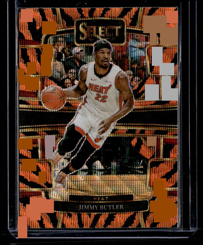 2023-24 Panini Select #40 Jimmy Butler Tiger Prizm