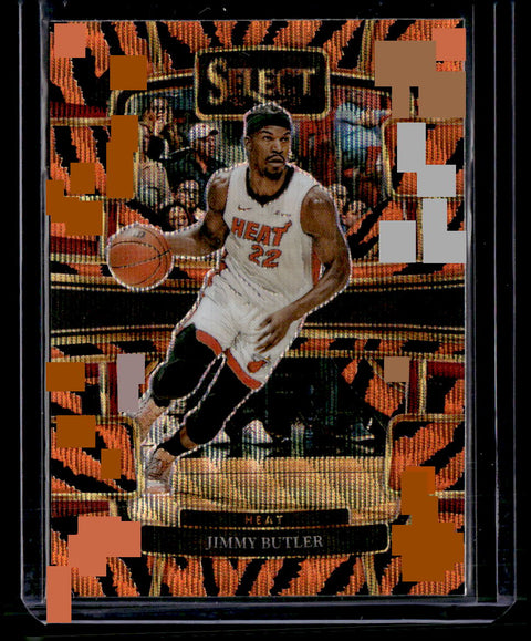 2023-24 Panini Select #40 Jimmy Butler Tiger Prizm
