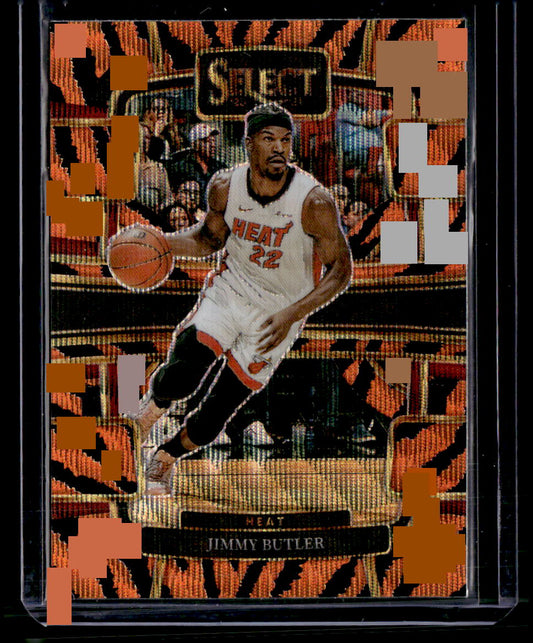 2023-24 Panini Select #40 Jimmy Butler Tiger Prizm