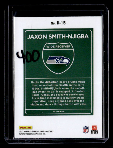 2024 Donruss Optic D-15 Jaxon Smith-Njigba Downtown