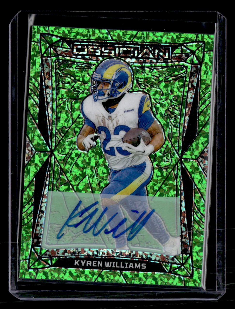 2024 Panini Obsidian #114 Kyren Williams Jade Green Autograph /6