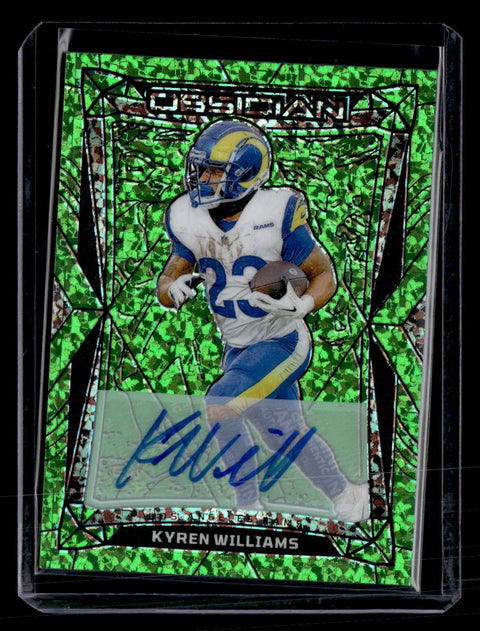 2024 Panini Obsidian #114 Kyren Williams Jade Green Autograph /6