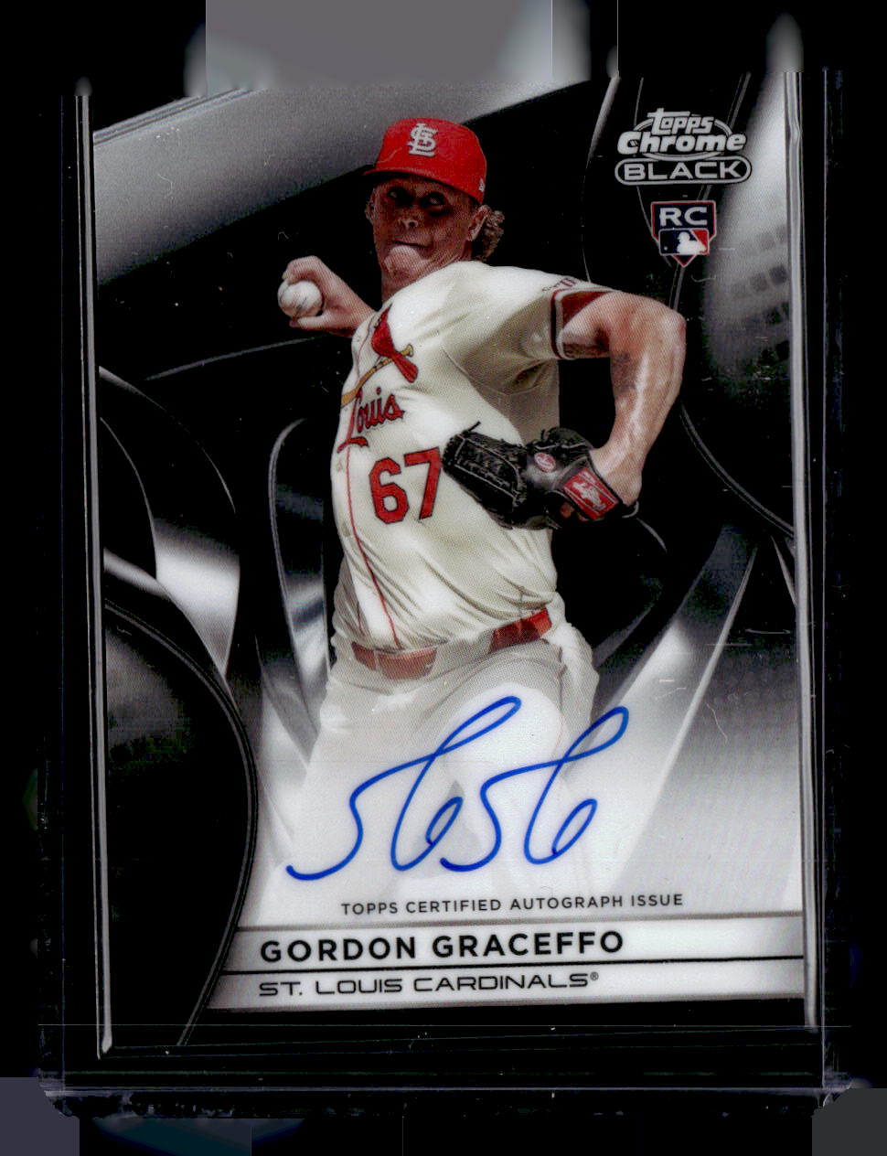 2025 Topps Chrome Black CBA-GG Gordon Graceffo Autograph