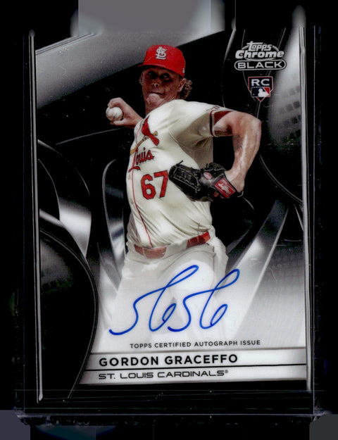 2025 Topps Chrome Black CBA-GG Gordon Graceffo Autograph