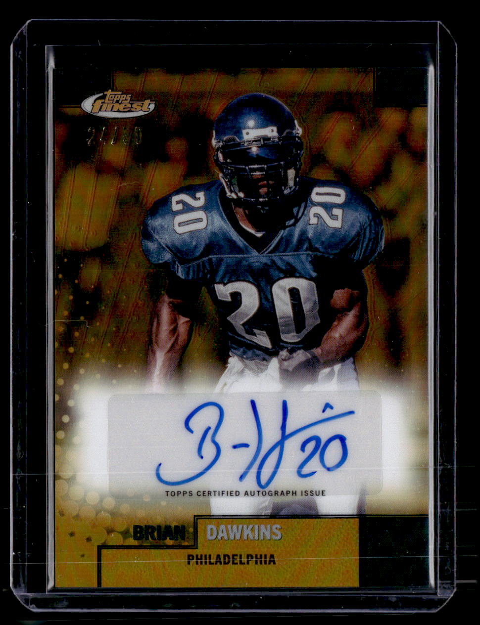 2024 Finest #FBA-BD Brian Dawkins Flashback Autographs Refractor
