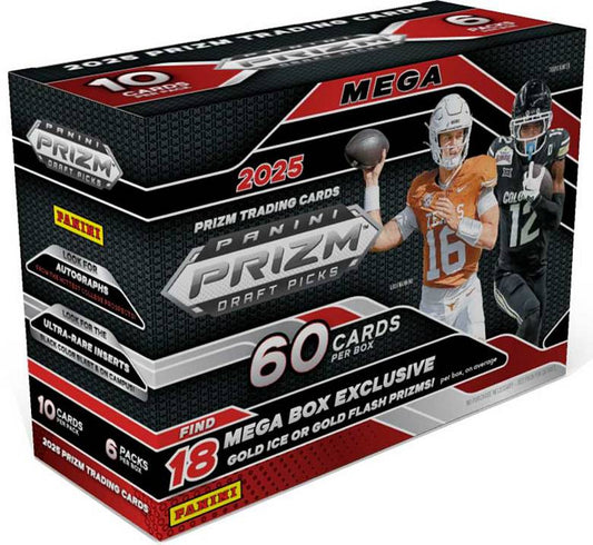 2025 panini prizm draft picks football mega box