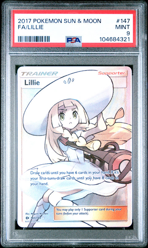 2017 Pokemon Sun & Moon Fa/Lillie #147 PSA 9
