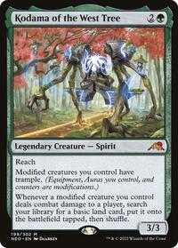 MTG Kamigawa: Neon Dynasty Kodama of the West Tree