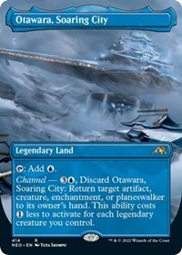MTG Kamigawa: Neon Dynasty Otawara, Soaring City (Borderless)