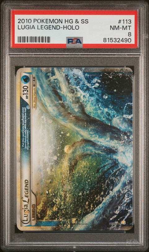 2010 Pokemon Heartgold & Soulsilver #113 Lugia Legend-Holo PSA 8