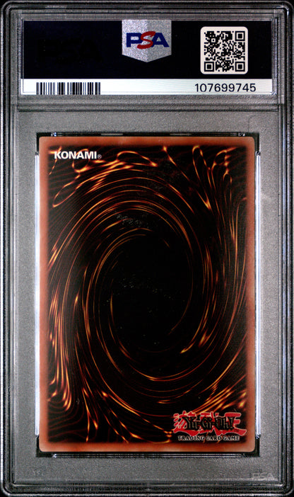 2002 Yu-Gi-Oh! Mrl-Magic Ruler #000 Blue-Eyes Toon Drgn. 1st Edition PSA 8