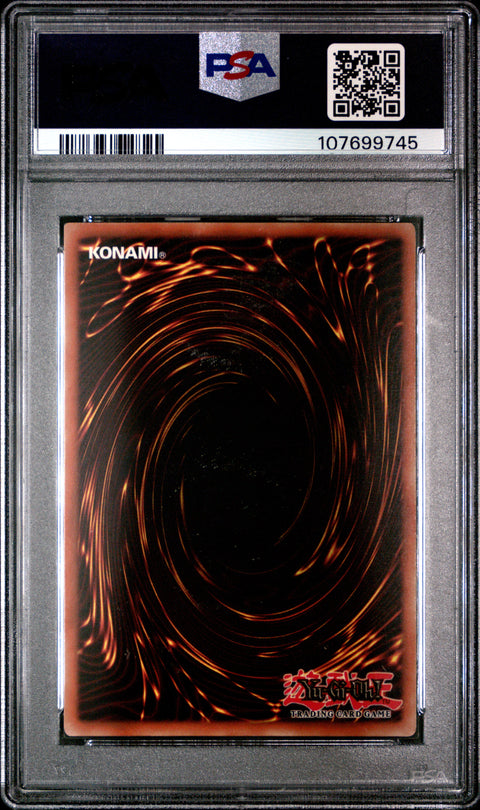 2002 Yu-Gi-Oh! Mrl-Magic Ruler #000 Blue-Eyes Toon Drgn. 1st Edition PSA 8