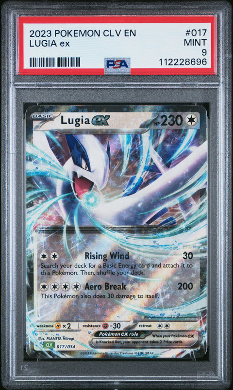 2023 Pokemon Venusaur & Lugia  Ex #017 PSA 9