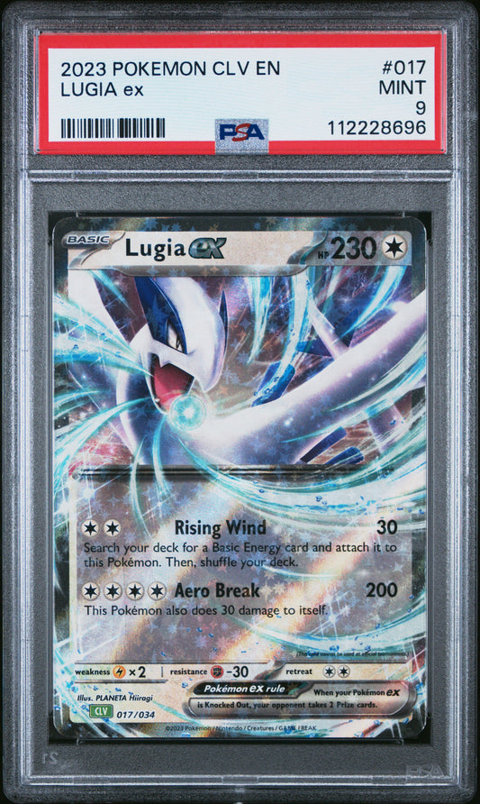 2023 Pokemon Venusaur & Lugia  Ex #017 PSA 9