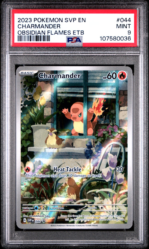 2023 Pokemon Svp En-Sv Black Star Promo Charmander #044 PSA 9
