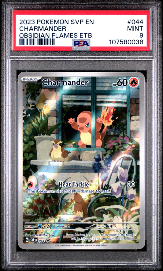 2023 Pokemon Svp En-Sv Black Star Promo Charmander #044 PSA 9